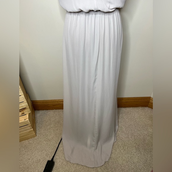 Show Me Your Mumu Kendall Maxi Dress Show Me The Ring Crisp Bridesmaid Med. - Picture 6 of 14